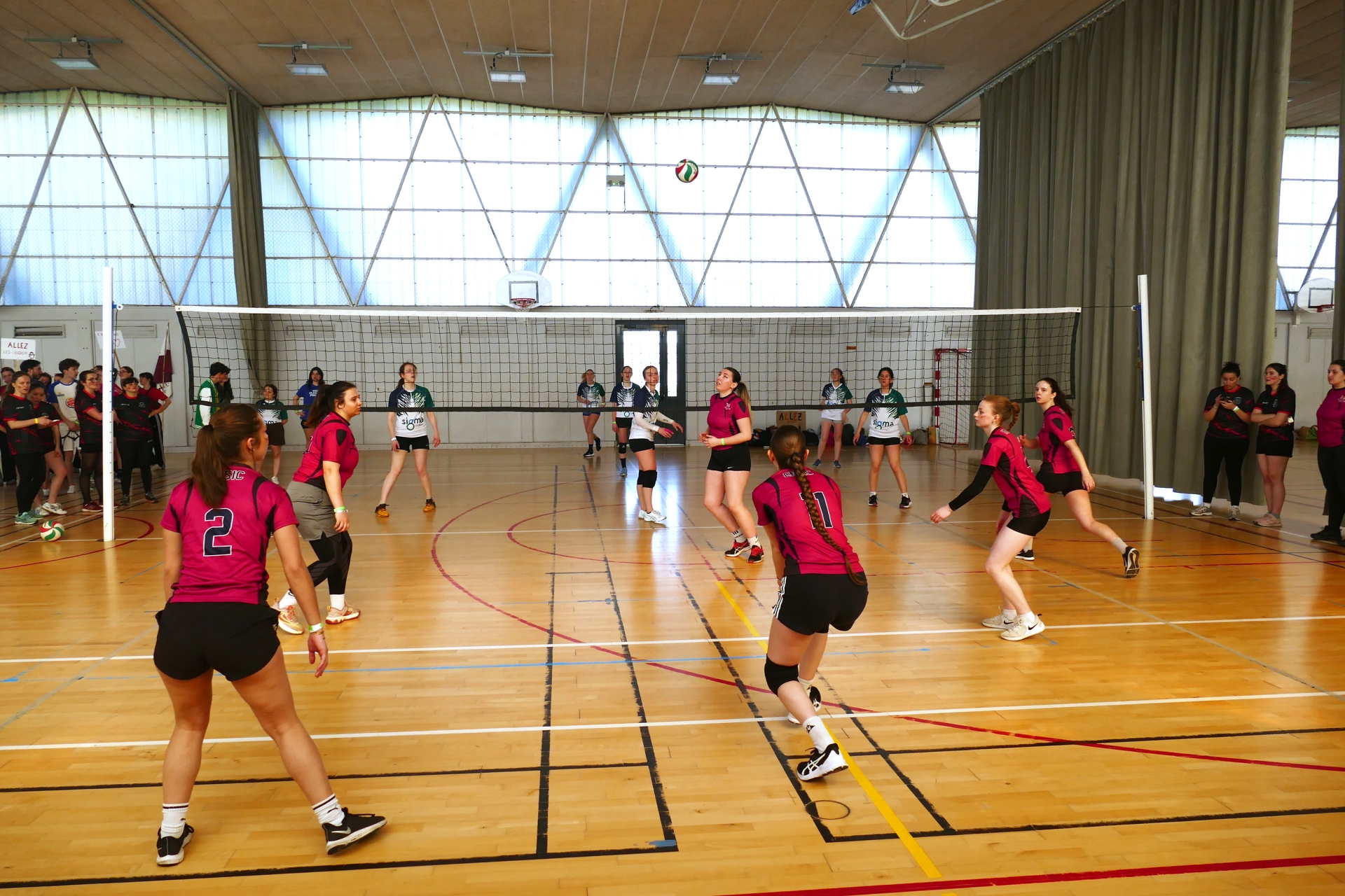 Photo de l'équipe de volley de l'ENSIC